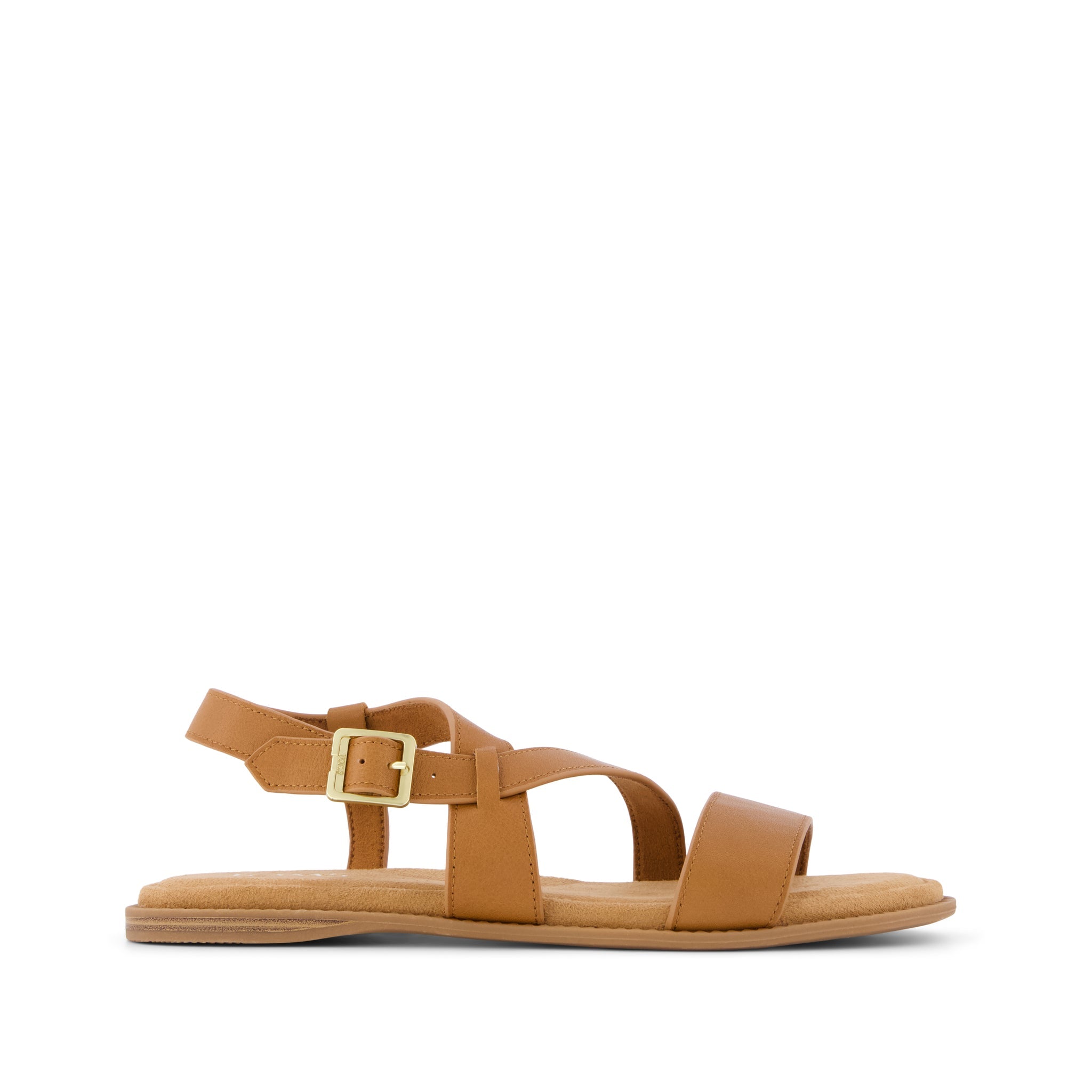 Mar Strappy Sandal - Brown Sugar Leather Side View