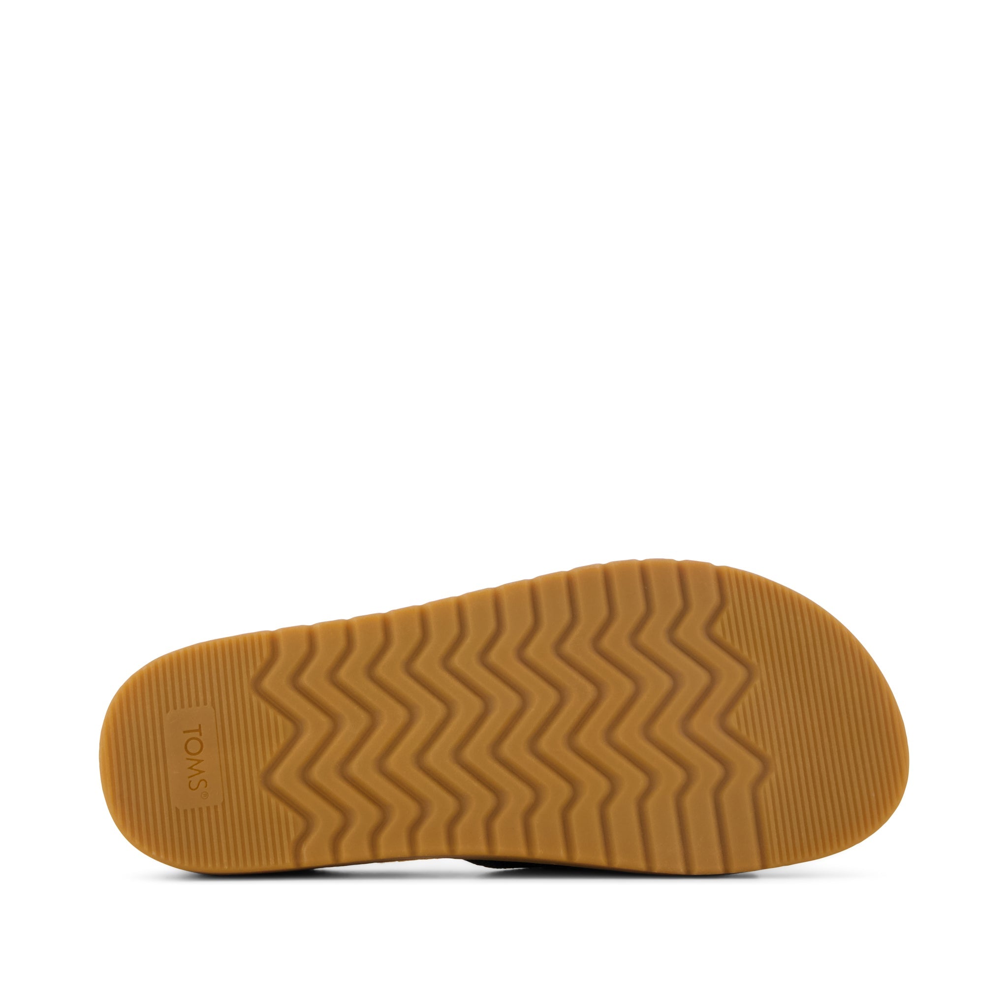 Marin Slide Sandal - Black Canvas
 Bottom Sole View