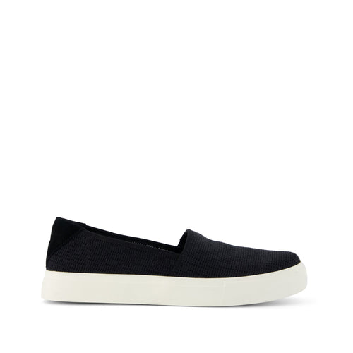 Kameron Slip On Sneaker - Black Mesh Side View