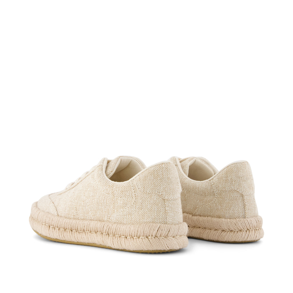 Jesse Espadrille Sneaker - Champagne Sparkle Back View