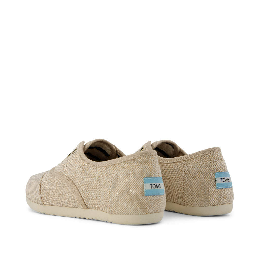 Cordones Plus Sneaker - Champagne Sparkle Back View