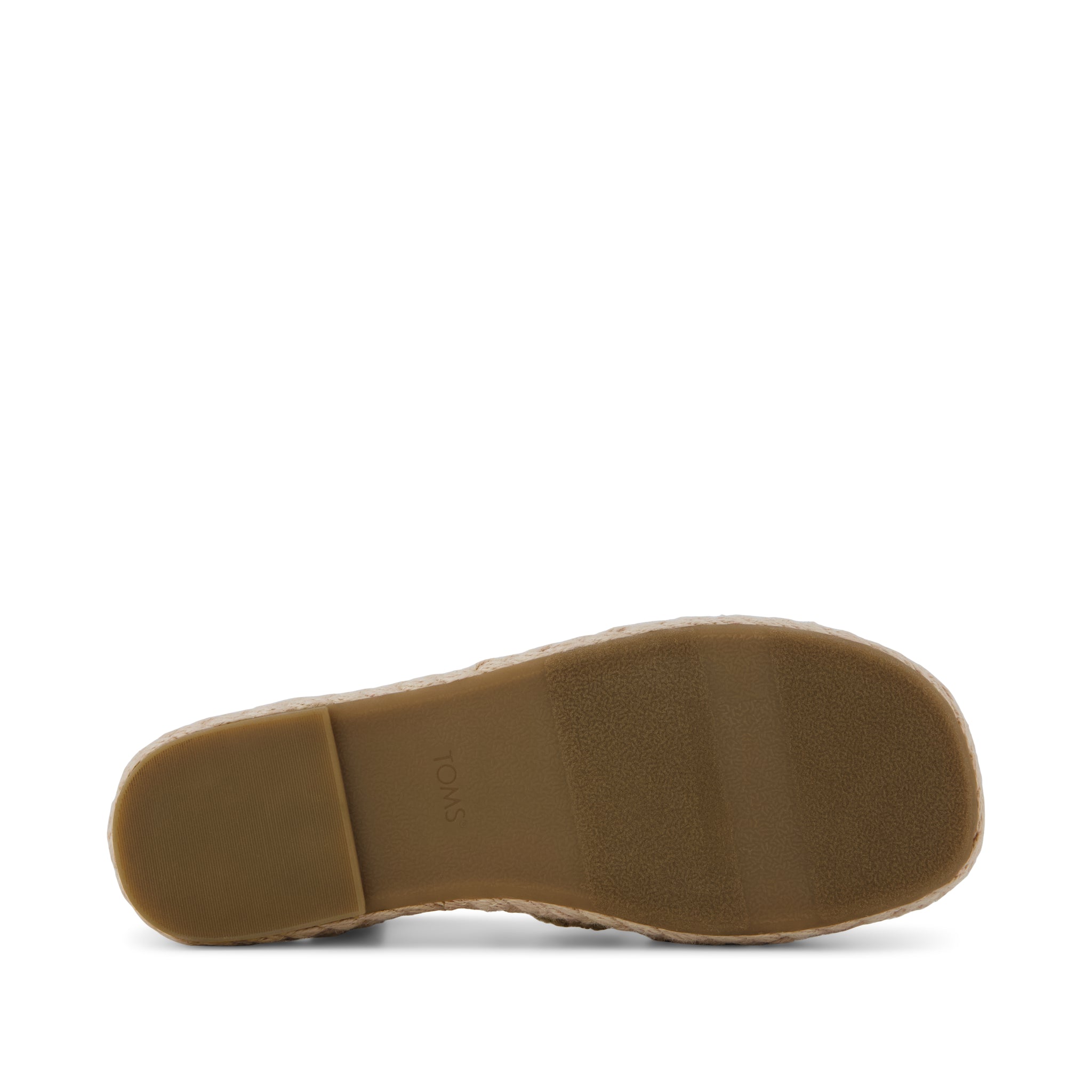 Jac Fisherman Sandal - Caramel Crochet Bottom Sole View