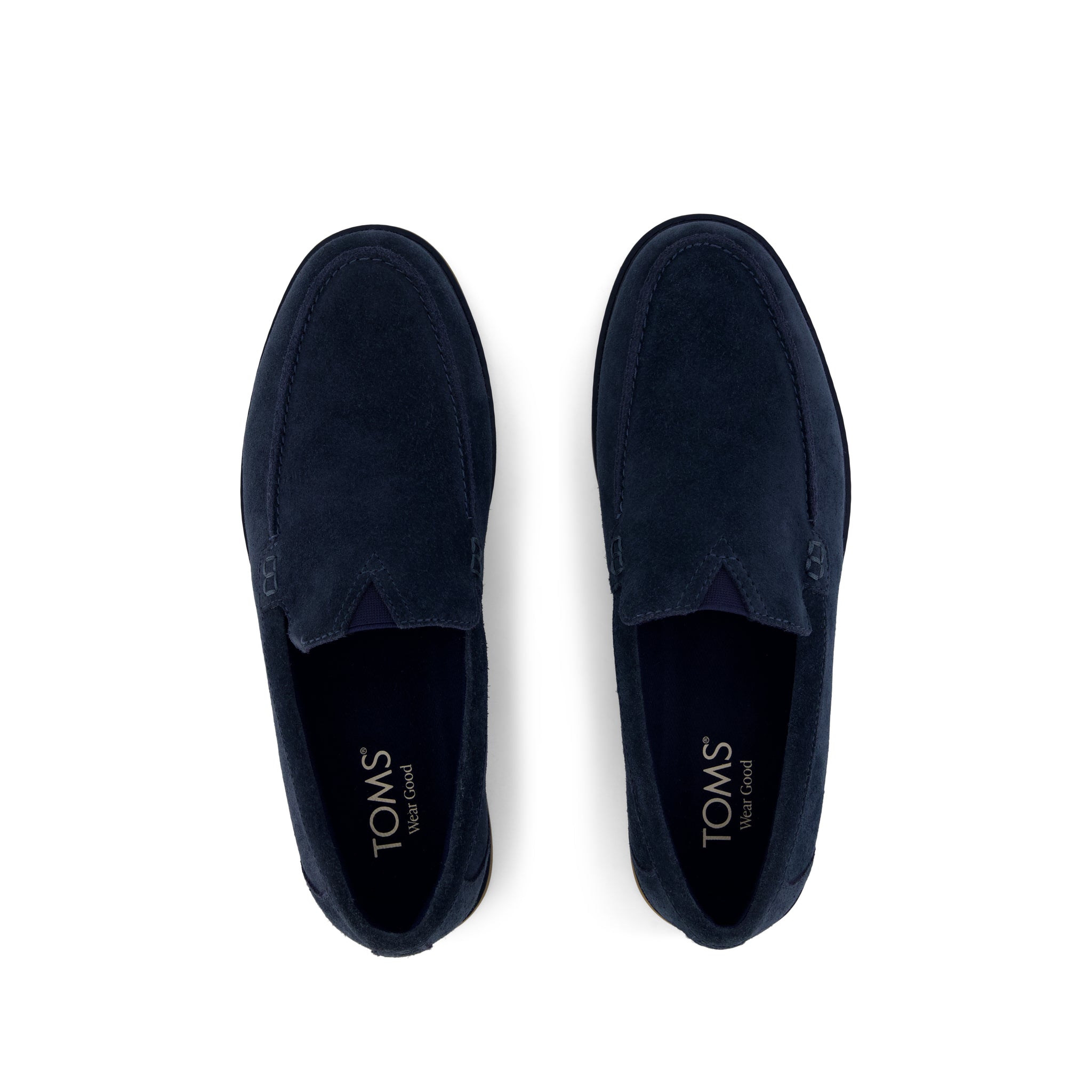 Marcos Loafer - Navy Suede Top View