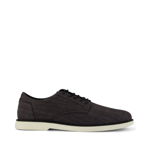 Joshua Dress Shoe - Black Denim
 Side View