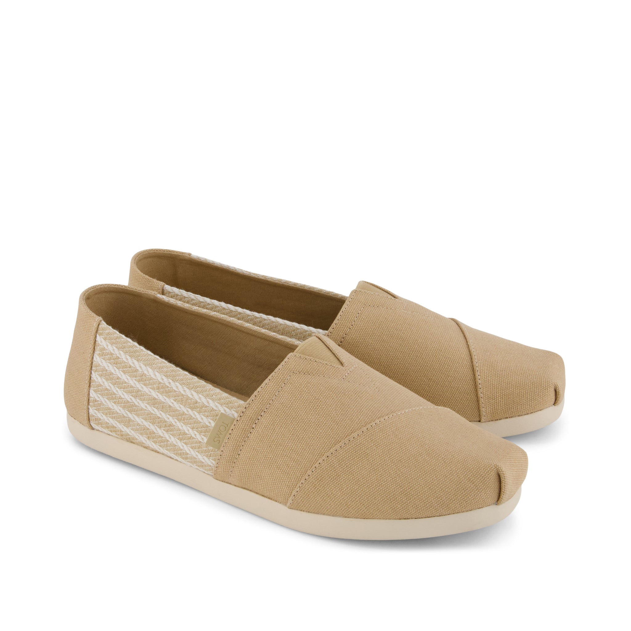 Alpargata Classic - Natural Stripes Front View