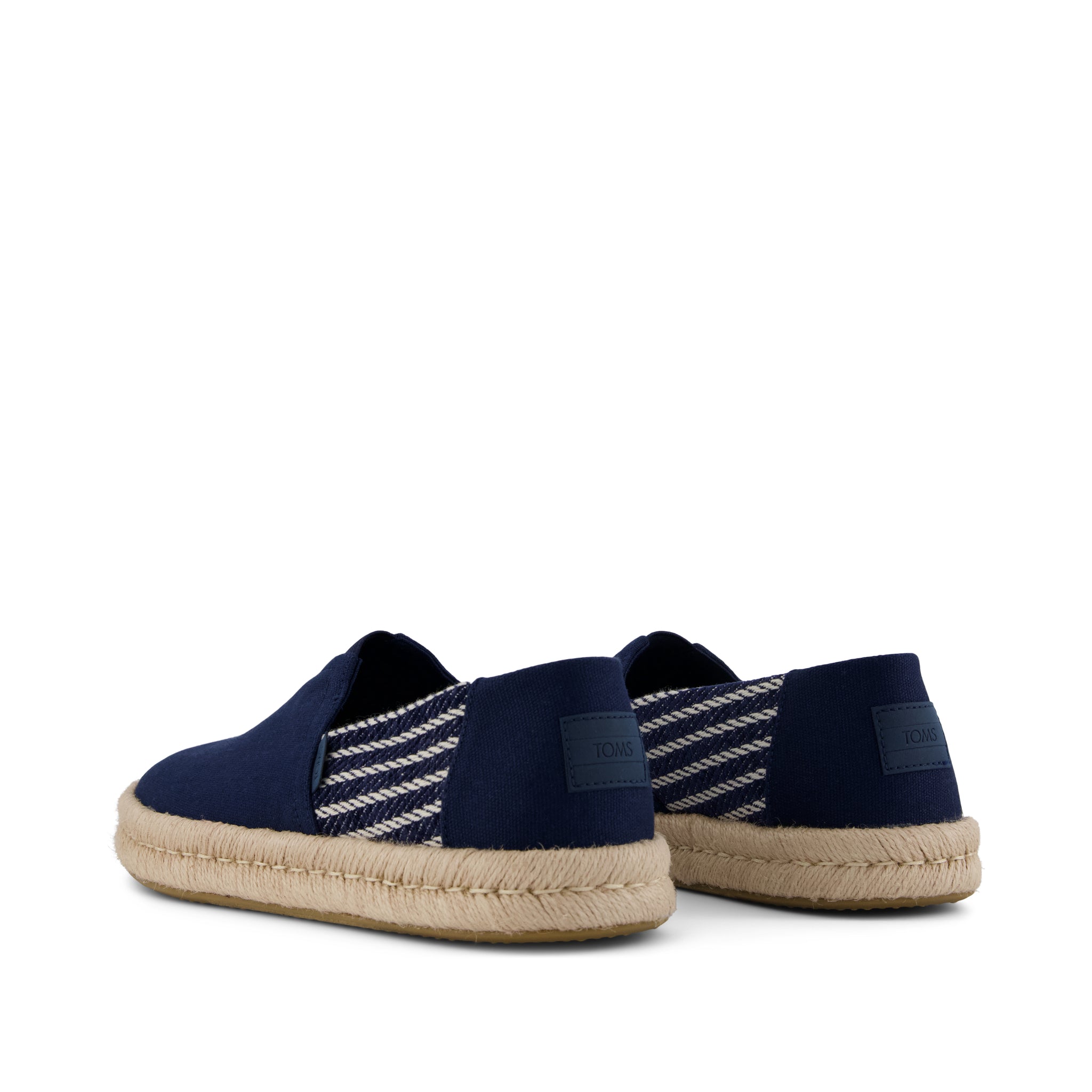 Alpargata Rope 2.0 Espadrille - Navy Stripes Back View
