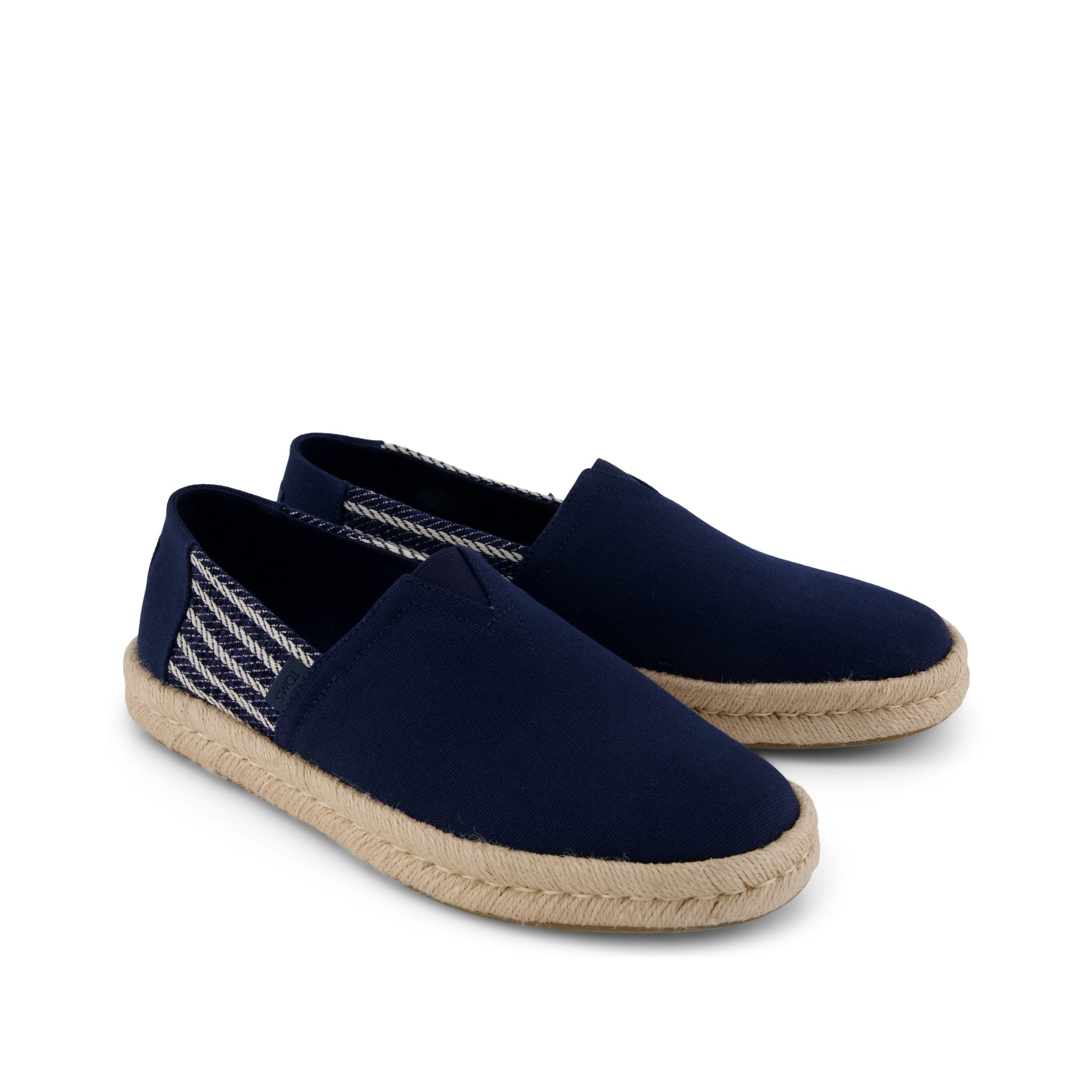 Alpargata Rope 2.0 Espadrille - Navy Stripes Front View