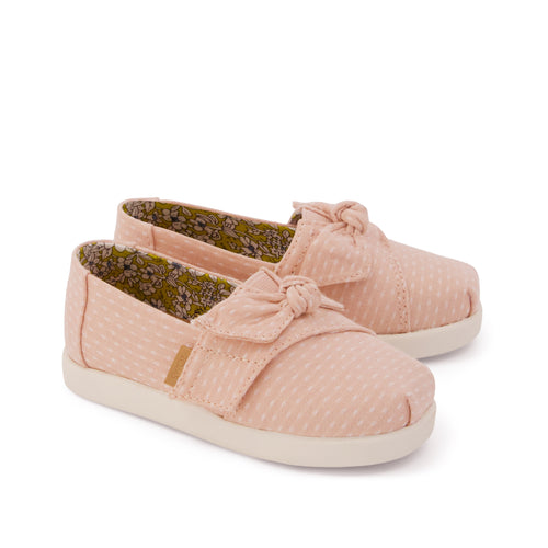 Alpargata Classic Toddler Shoe -  Bloom Chambray Dot Front View