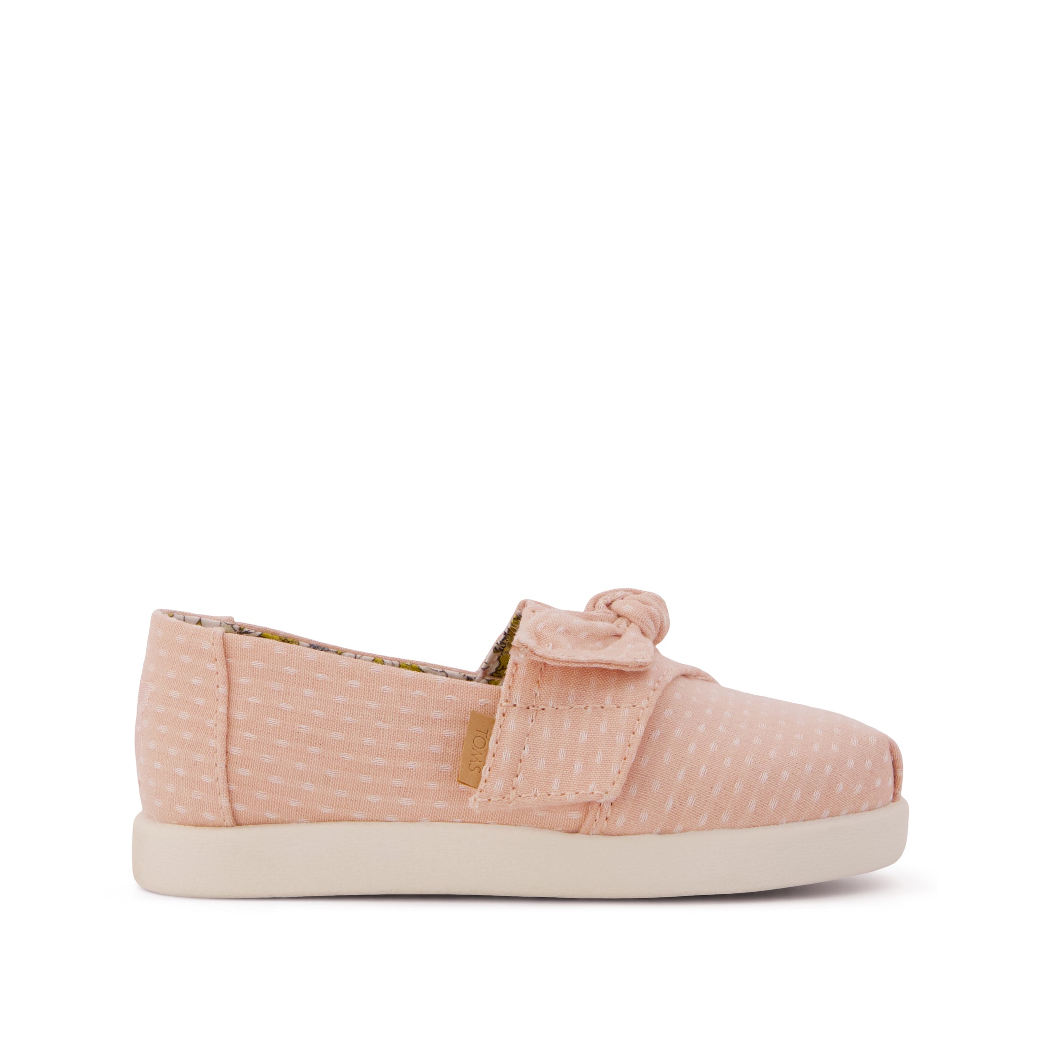 Alpargata Classic Toddler Shoe -  Bloom Chambray Dot Side View