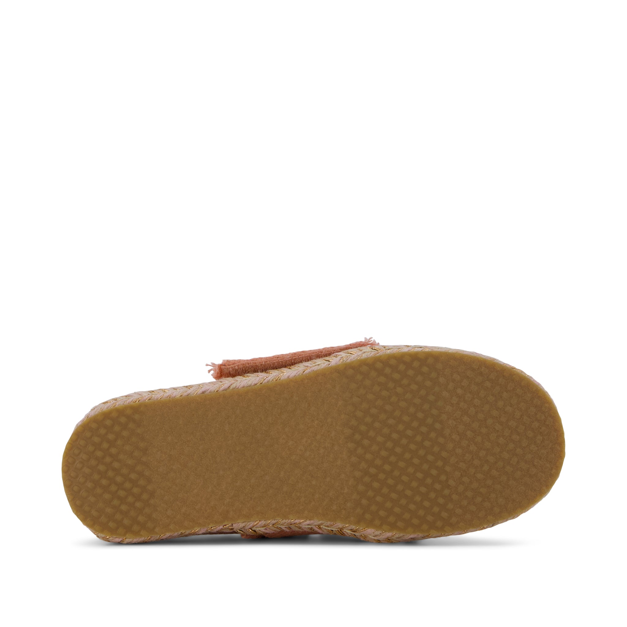 Carolina Lace-Up Kids Espadrille - Bloom Fray Bottom Sole View