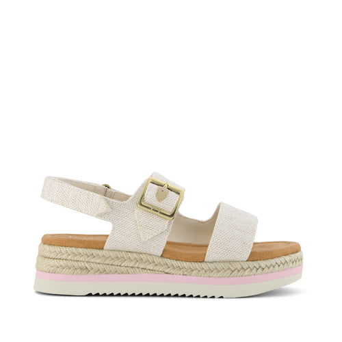 Giana Kids Sandal - Natural Side View