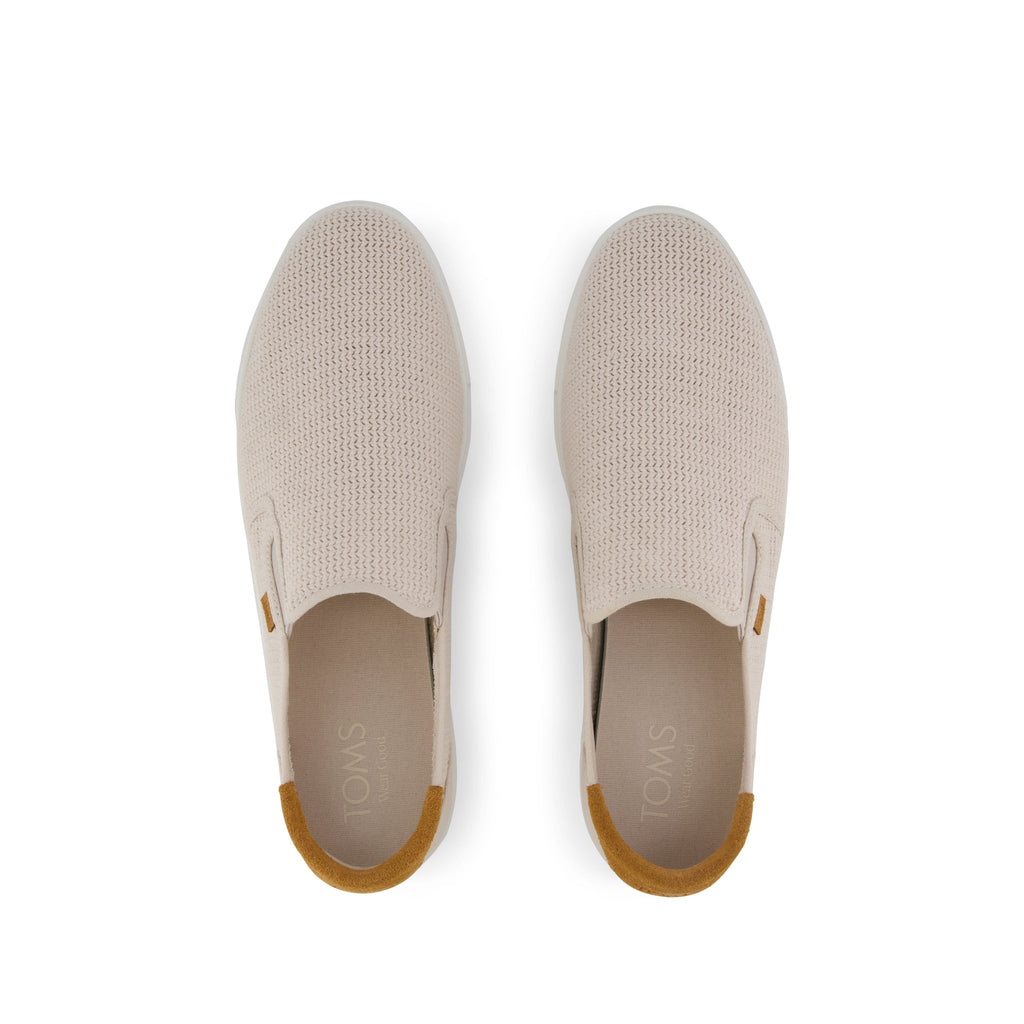 Baja 2.0 Slip On Sneaker - Taupe Mesh Top View