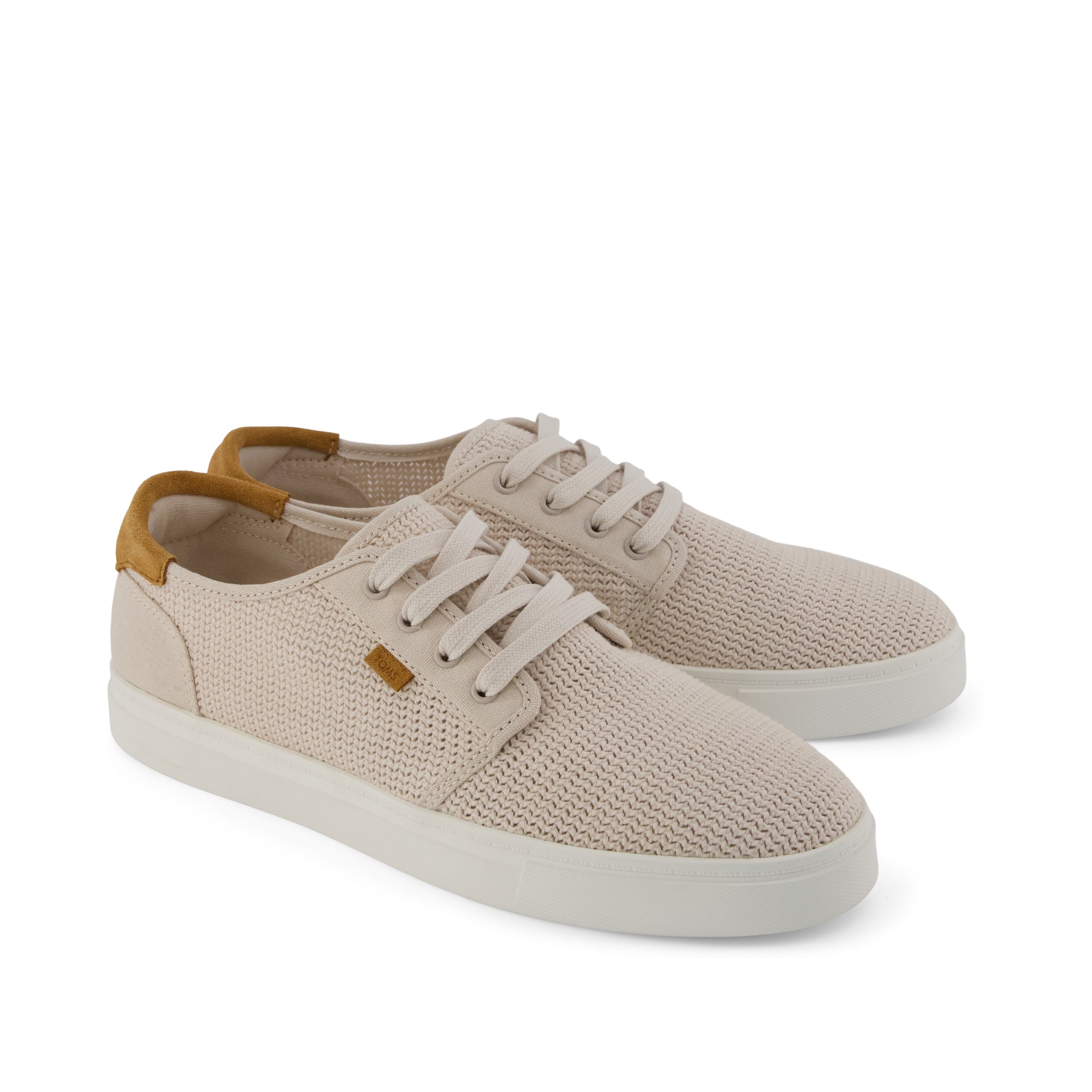 Carlo 2.0 Lace-Up Sneaker - Taupe Mesh Front View