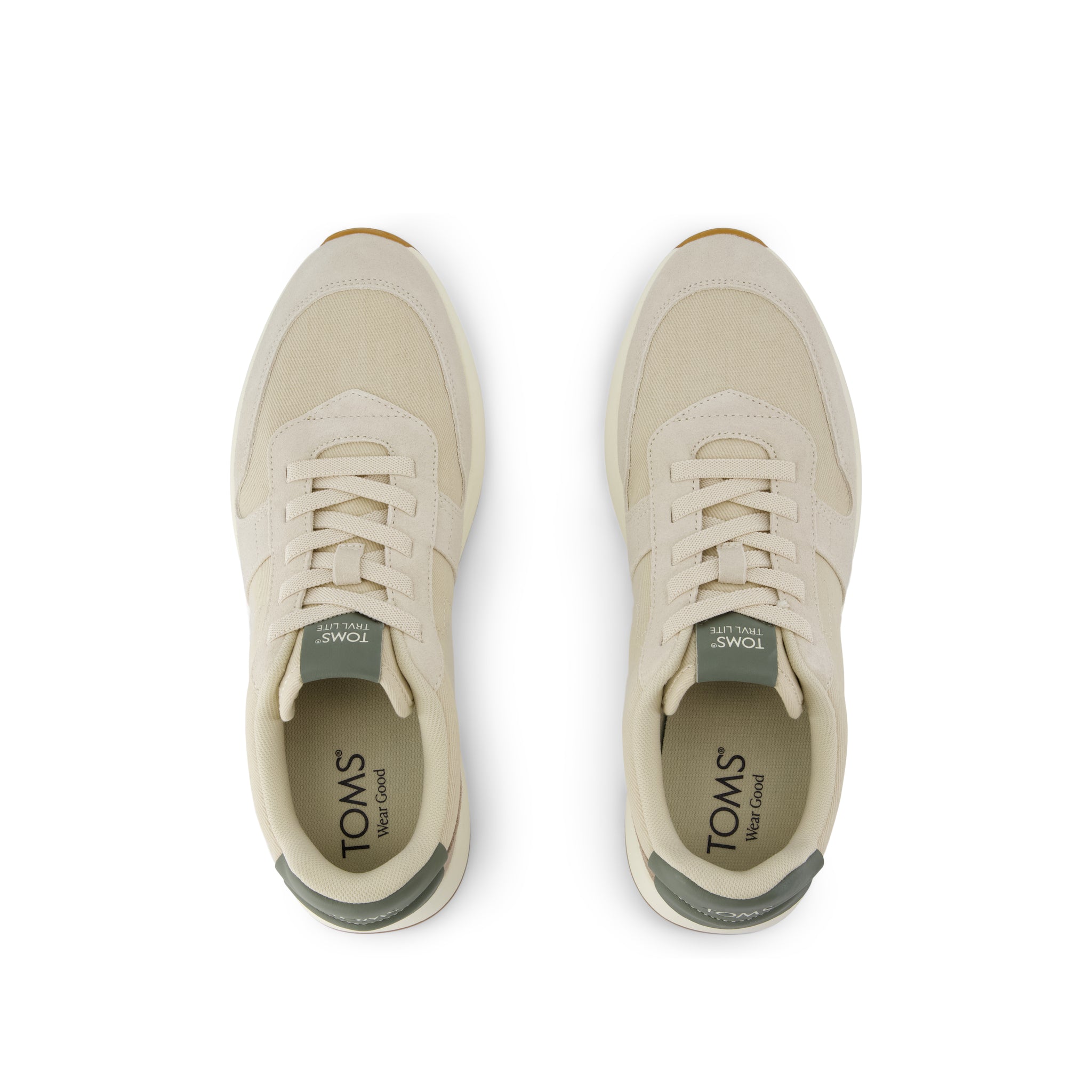 TRVL LITE Retro Runner Sneaker - Fog  Top View