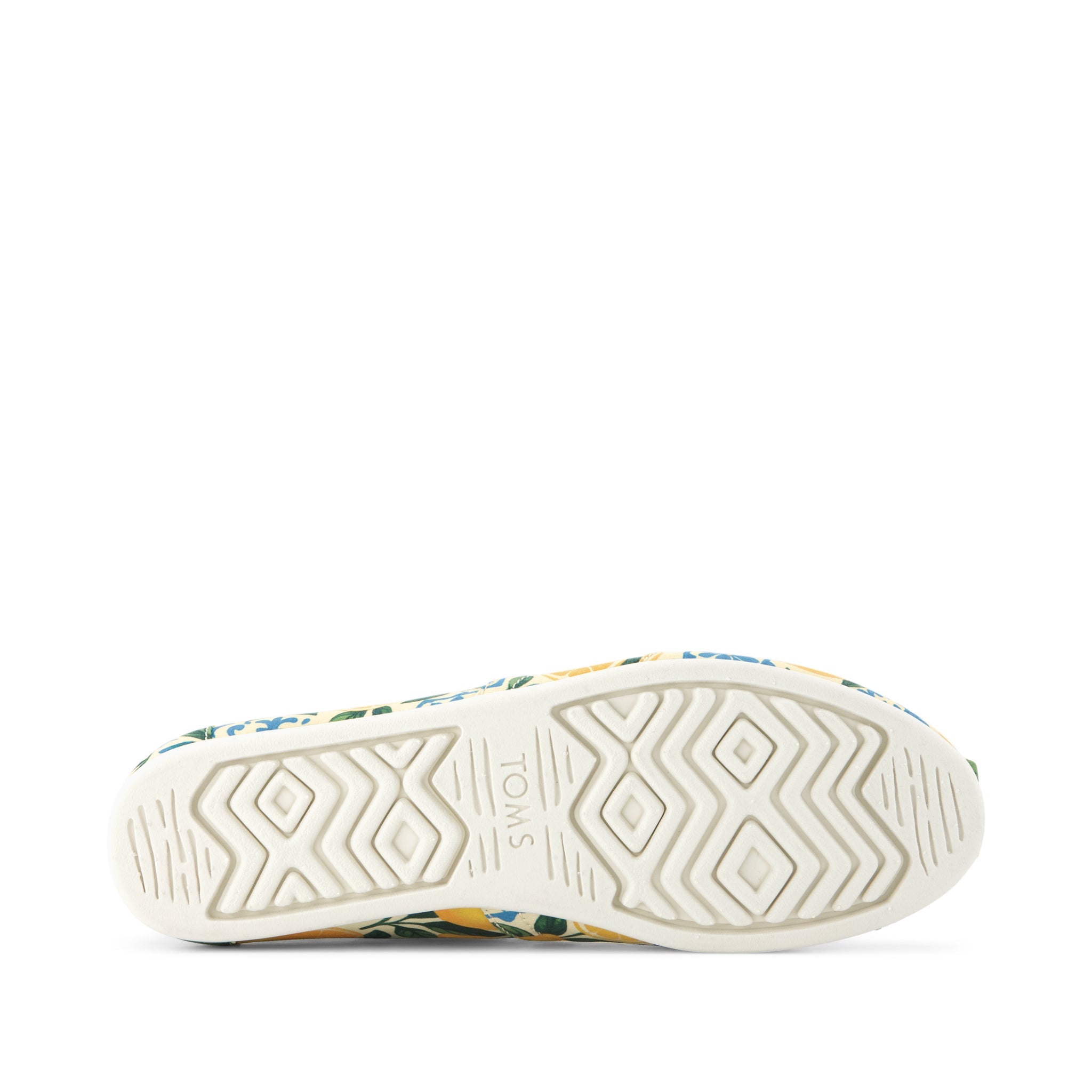 Alpargata Classic - Riviera Lemon Print Bottom Sole View