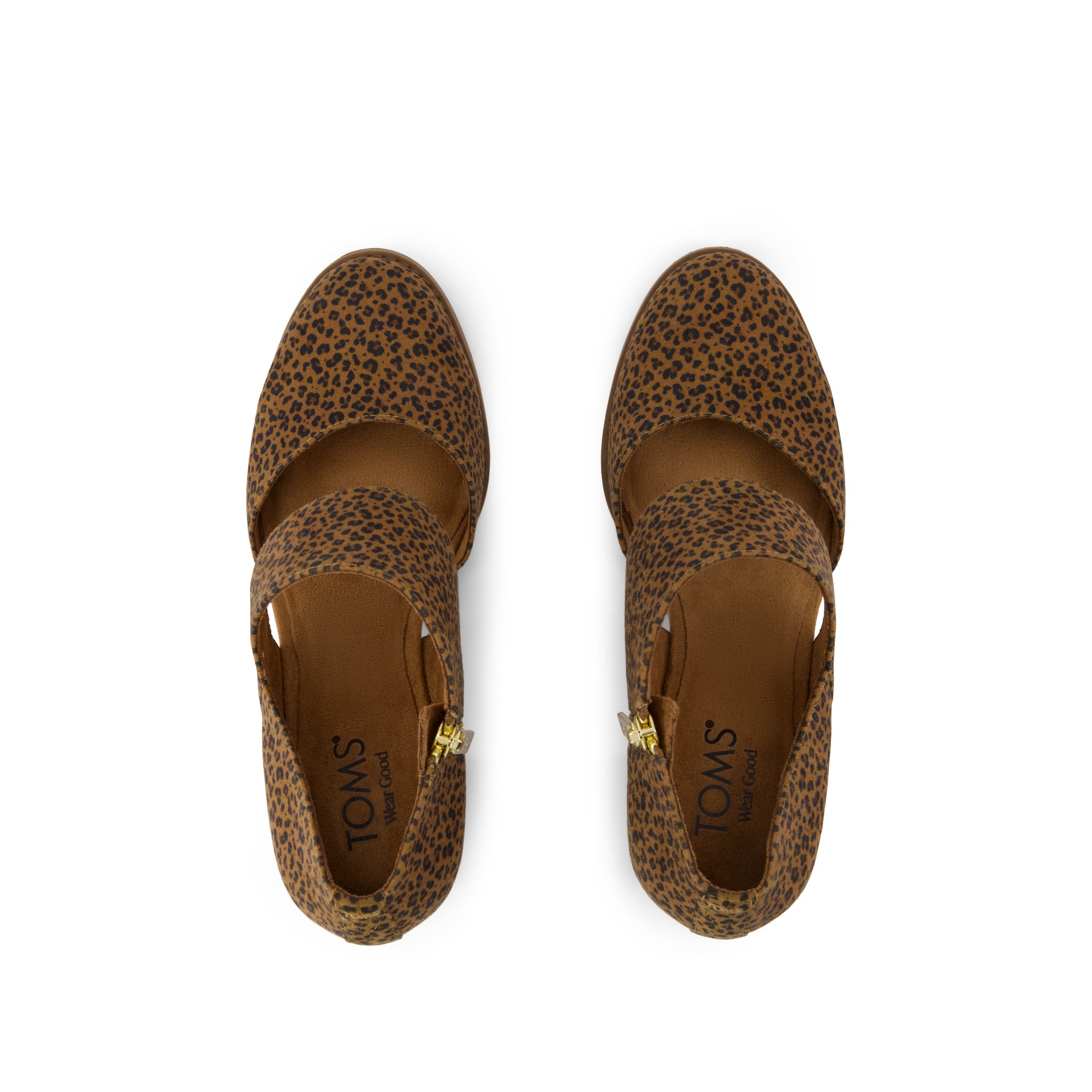 Milan Nova Heel - Toffee Leopard Print Top View