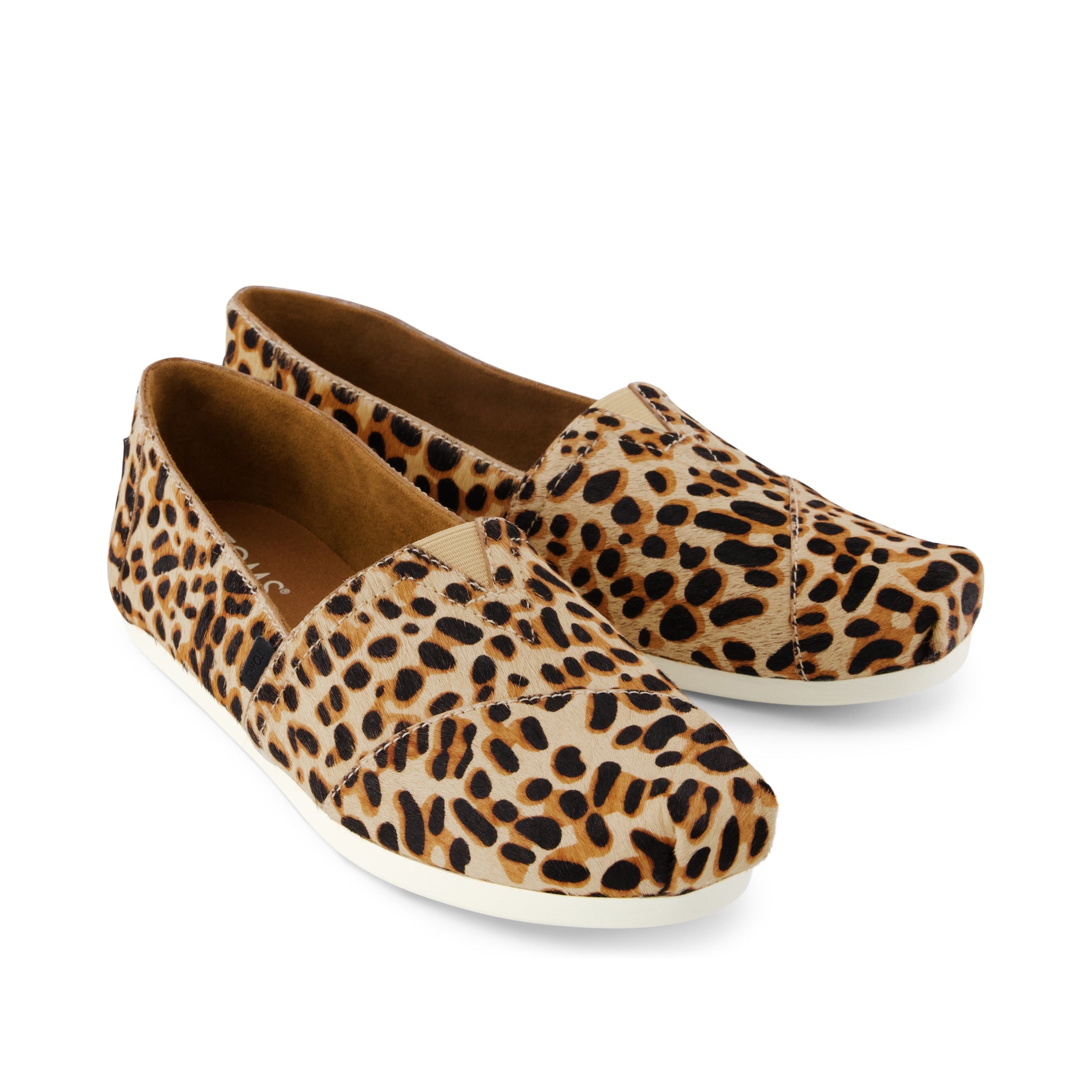 Alpargata Classic - Brown Sugar Leopard Print Hair Leather Front View