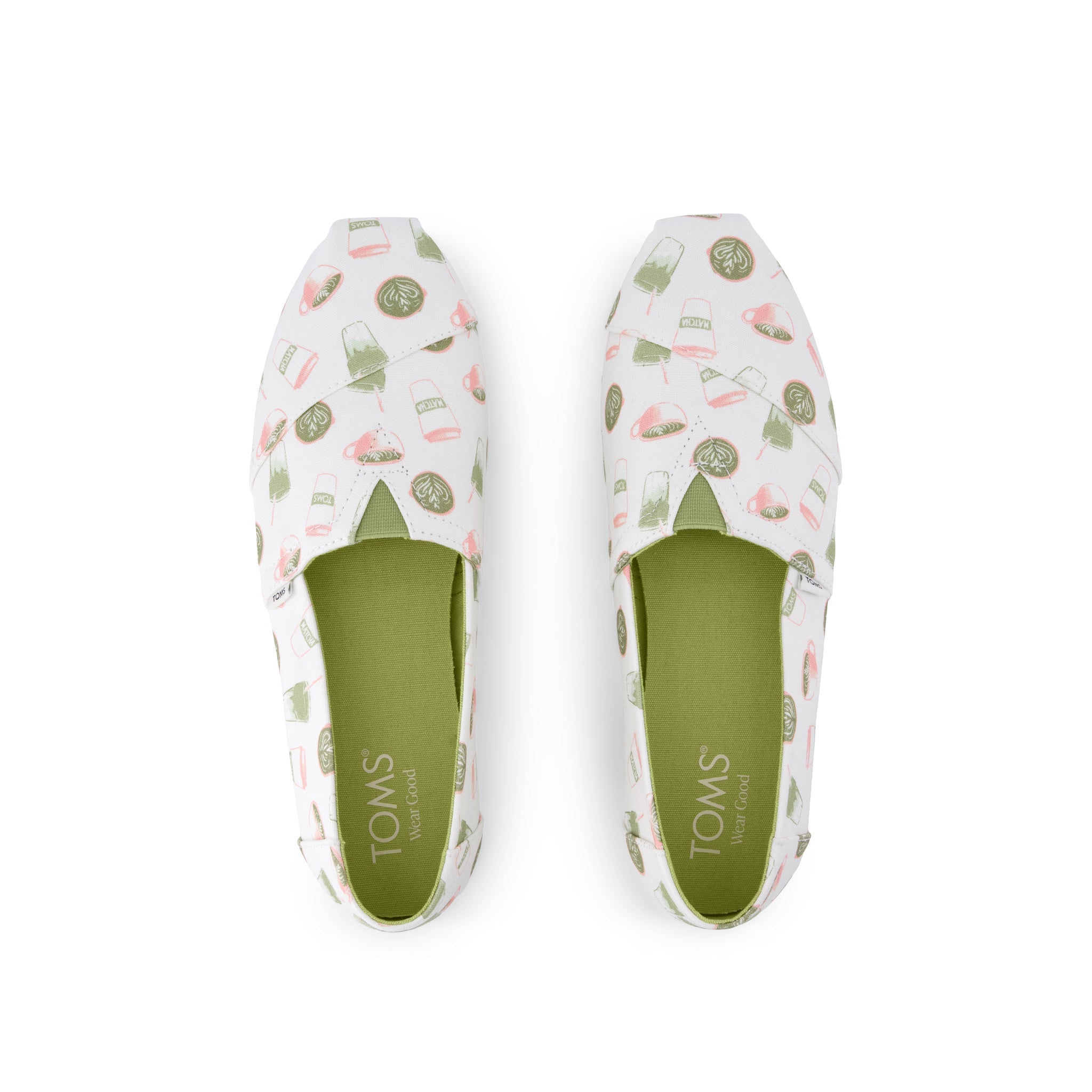 Alpargata Classic - Matcha Cafe Print Top View
