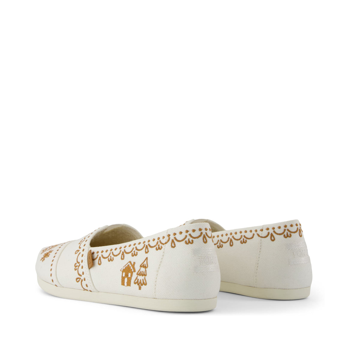 Alpargata Classic - Gingerbread Print Back View
