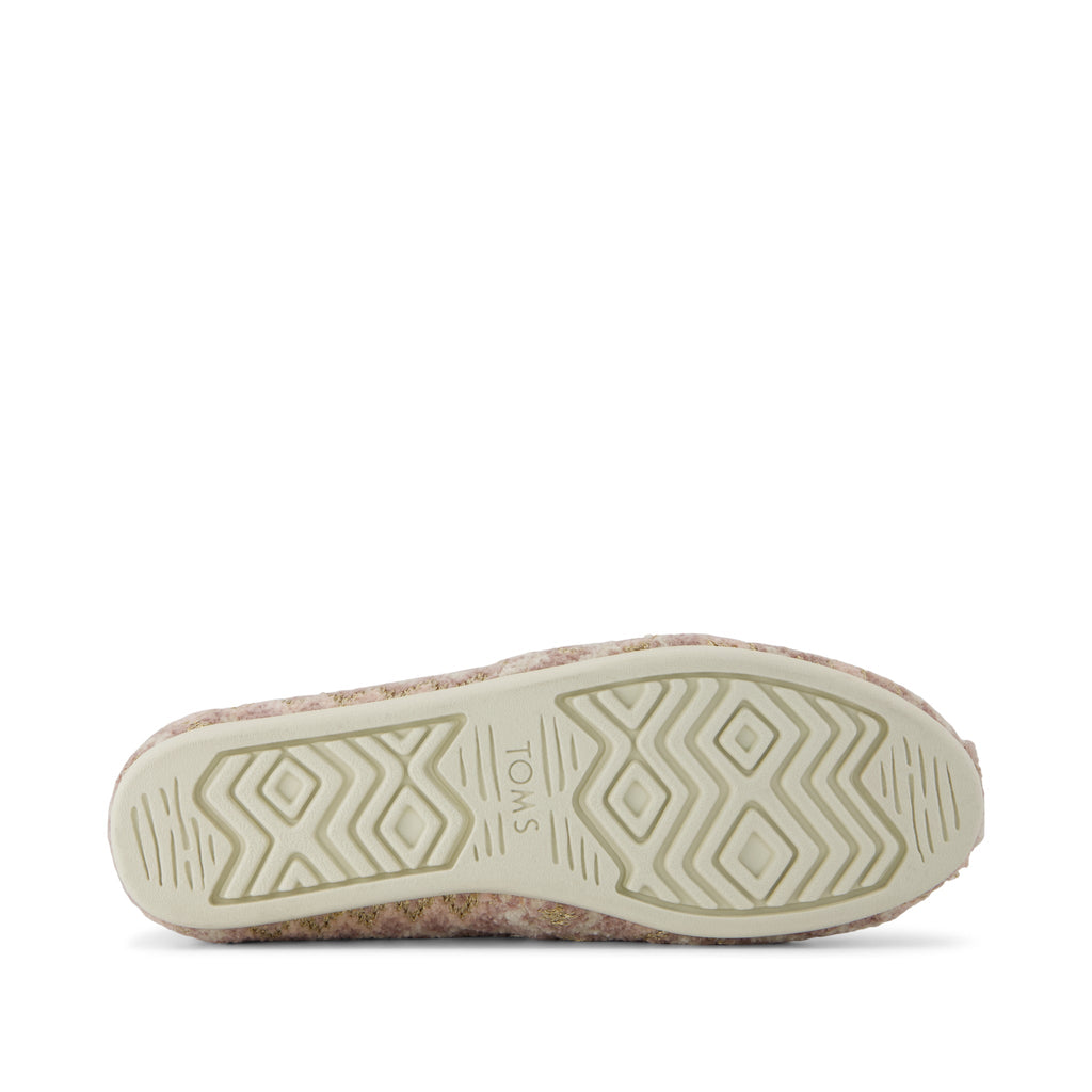 Alpargata Classic - Cozy Metallic Knit Bottom Sole View