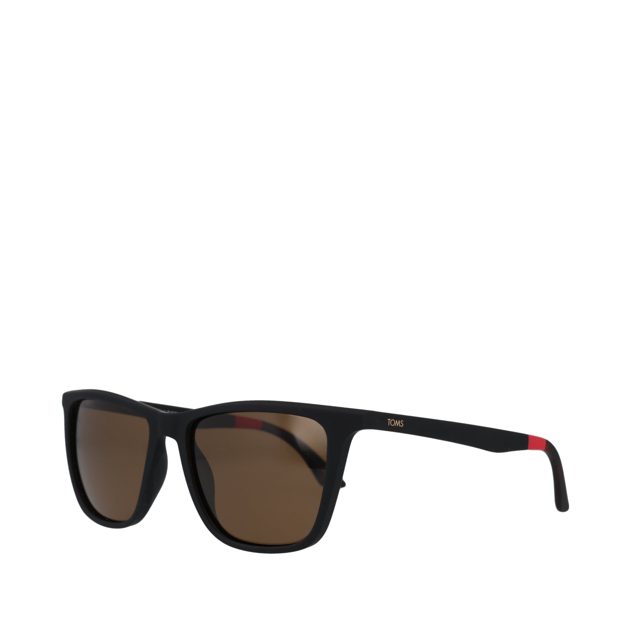 Rio Traveler Sunglasses - Black-Grey Side Angle View