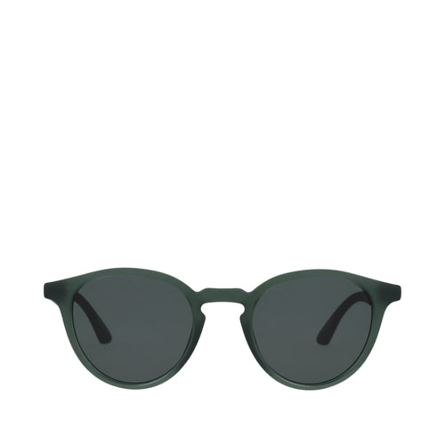 Jasper Traveler Sunglasses - Spruce Crystal-Bottle Green Front View