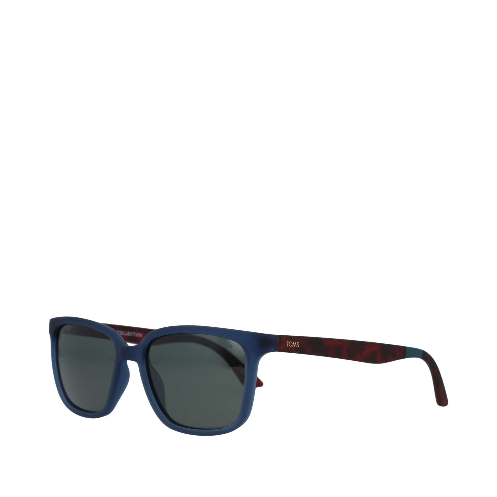 Briar Traveler Sunglasses - Indigo Crystal-Bottle Green Side Angle View