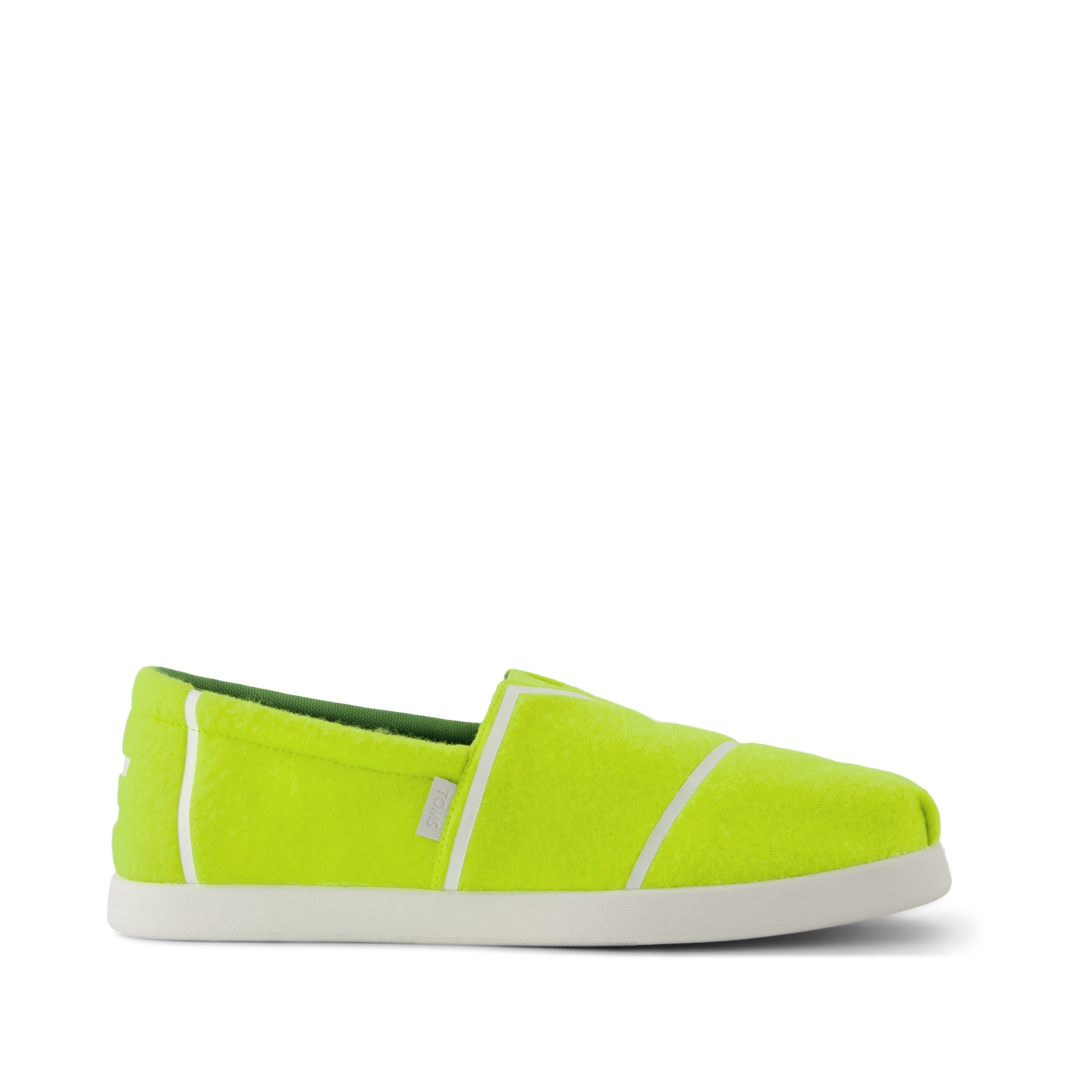 Alp FWD - Neon Yellow Tennis Felt Side View