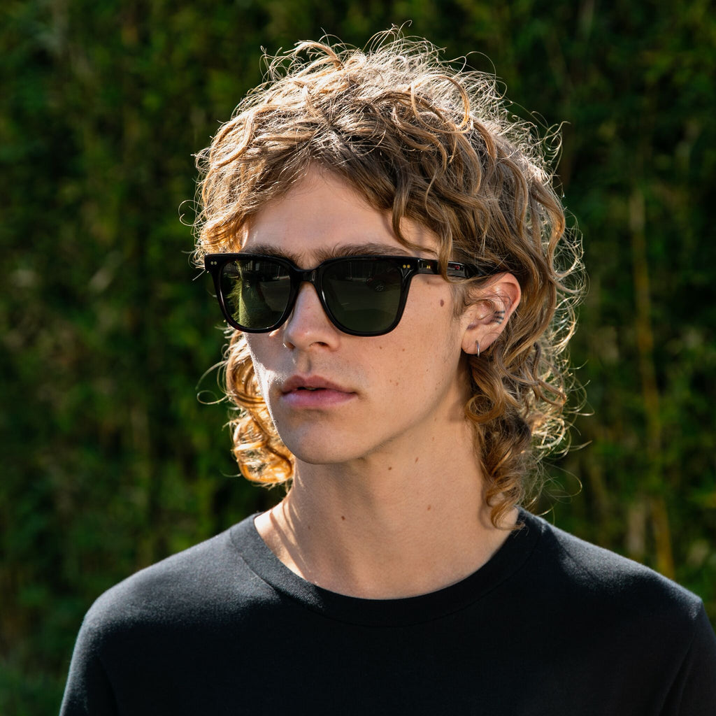 Unisex Memphis 301 Handcrafted Sunglasses model image