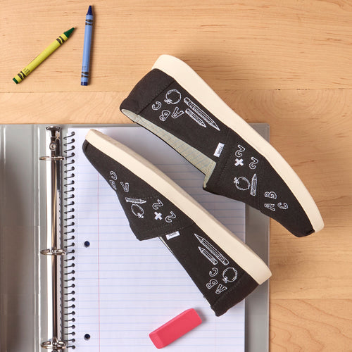Laydown image of the Doodle Embroidered Alpargata Plus sneaker