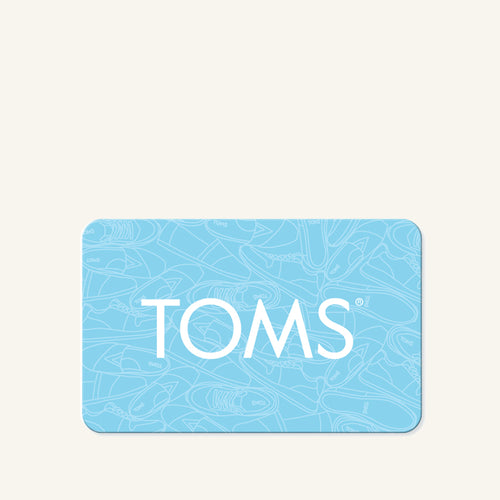 Physical Gift Card Blue Shoes