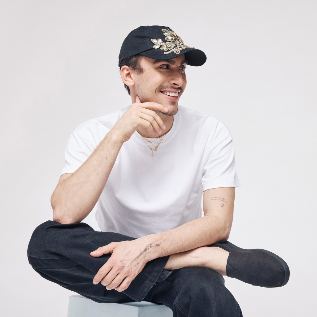 Alpargata Slip On Casual Shoe In Black With Black Sole On Designer Christian Cowan