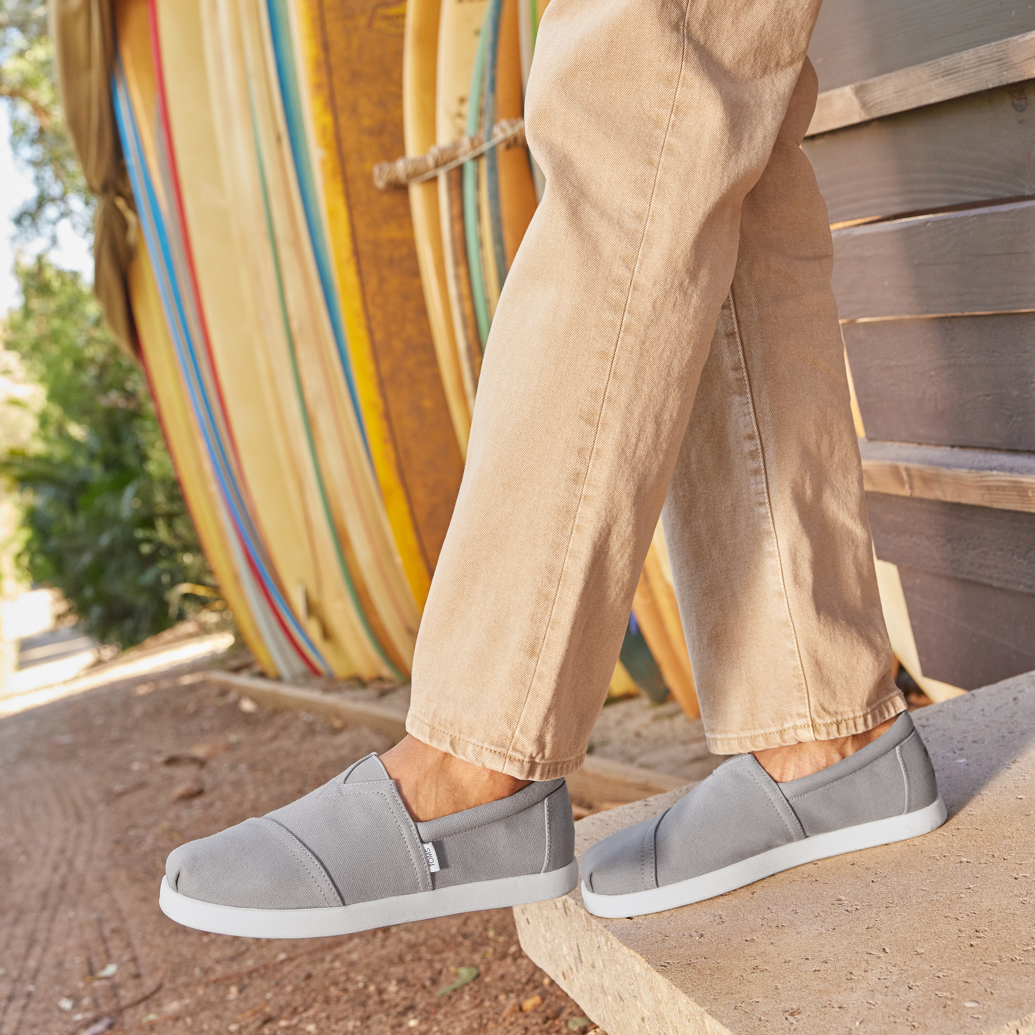 Alpargata Fwd Slip On Shoe On Model Close Up Detail