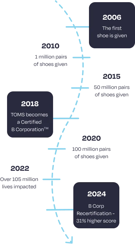 A timeline of the legacy of TOMS.