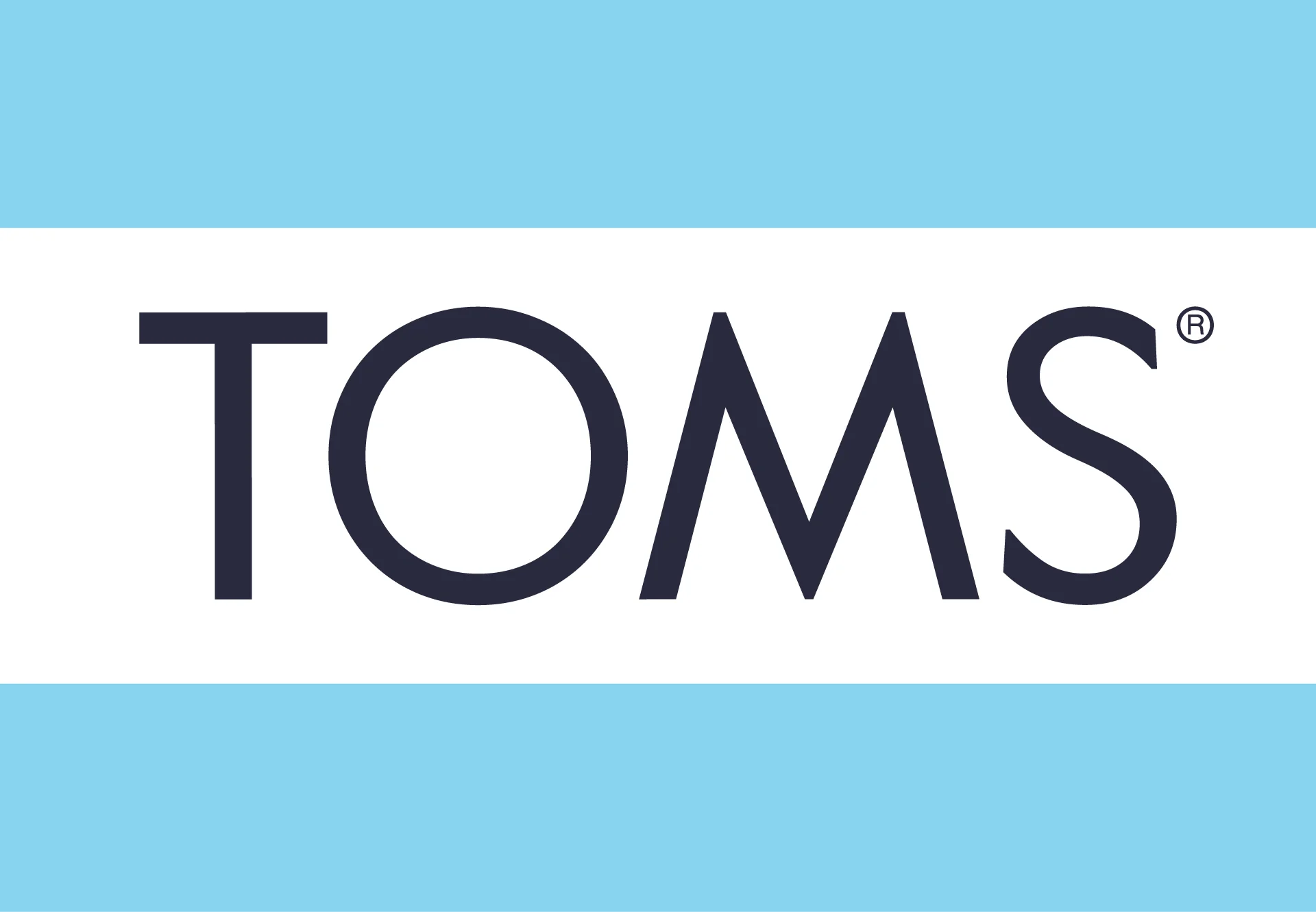 TOMS flag logo.
